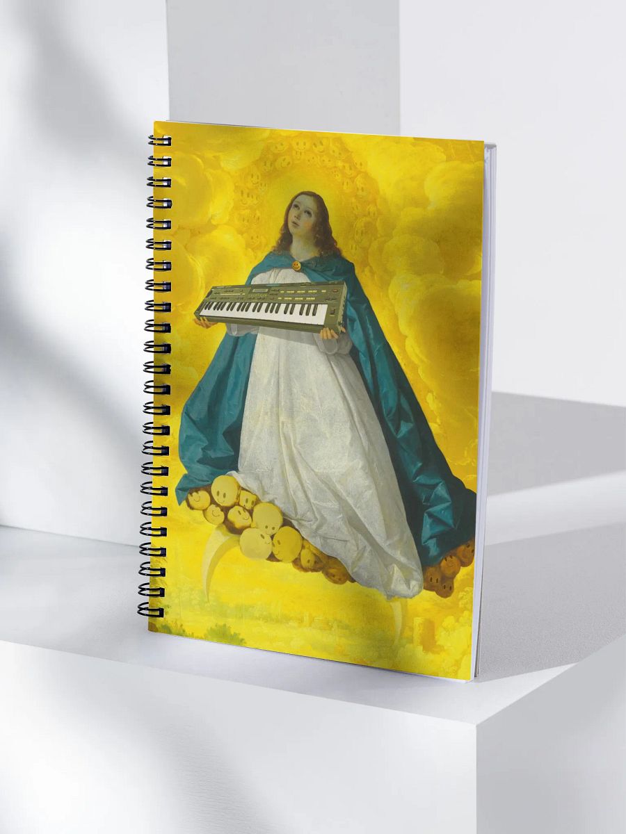 Immaculate cz-101 conception by Frank Fonik, EDM Techno Casio cz-101, Spiral Notebook product image (4)