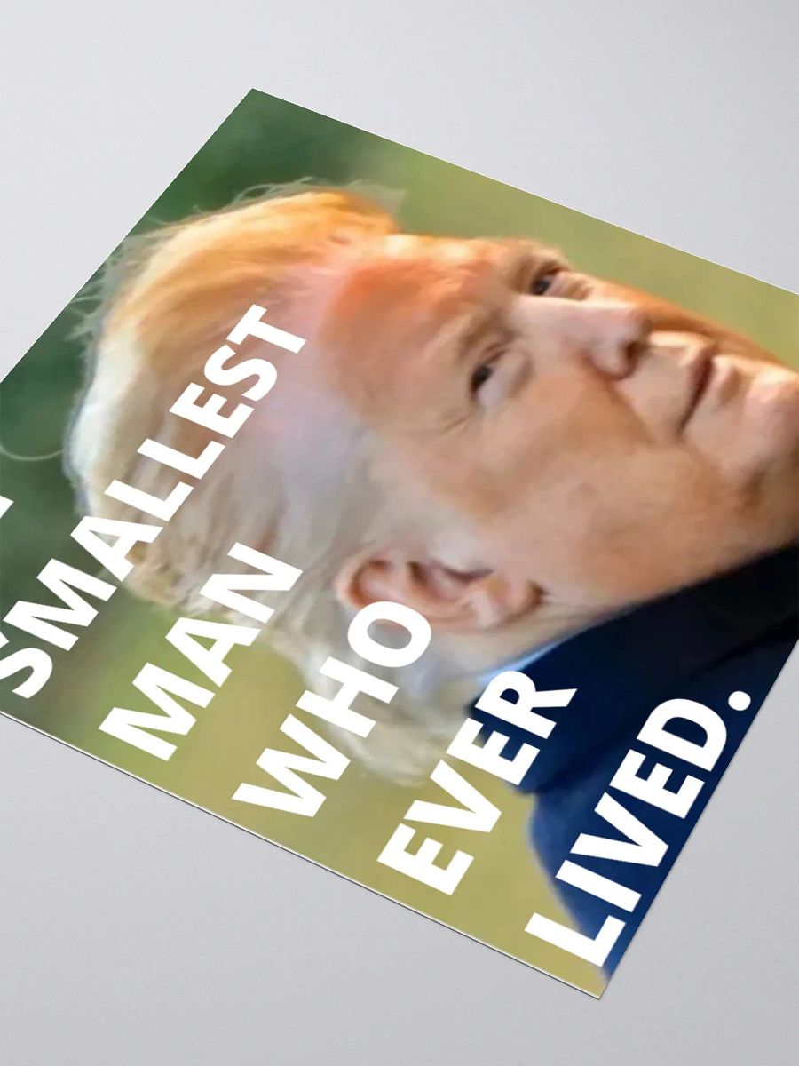 Dumpy: The Smallest Man Who Ever Lived Sticker. product image (8)