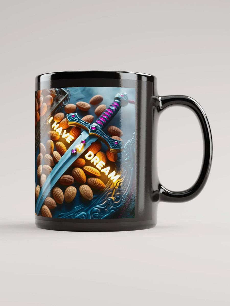 Dreamer's Sword Black Glossy Mug product image (11)