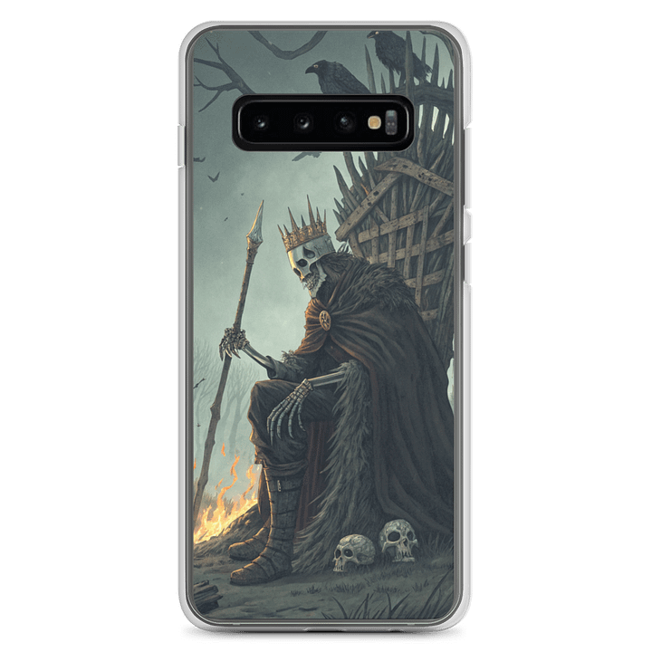 Samsung Clear Case: Throne of Bones – Dark Fantasy product image (1)