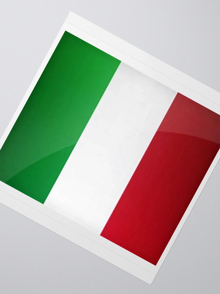 Italy Flag Sticker | Green White Red Design | Durable Vinyl | 3 Sizes product image (6)