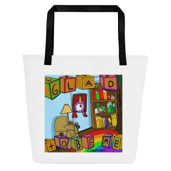 Glad To Be Me tote bag product image (2)