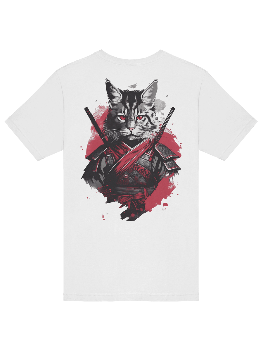 Cat Samurai Illustration T-Shirt product image (18)