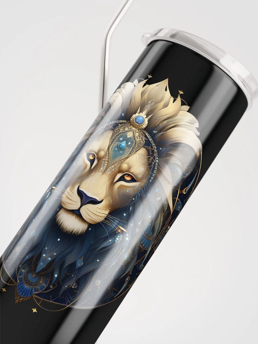 Embrace Leo's Majesty with our Eco-Friendly Zodiac Stainless Steel Tumbler! product image (5)