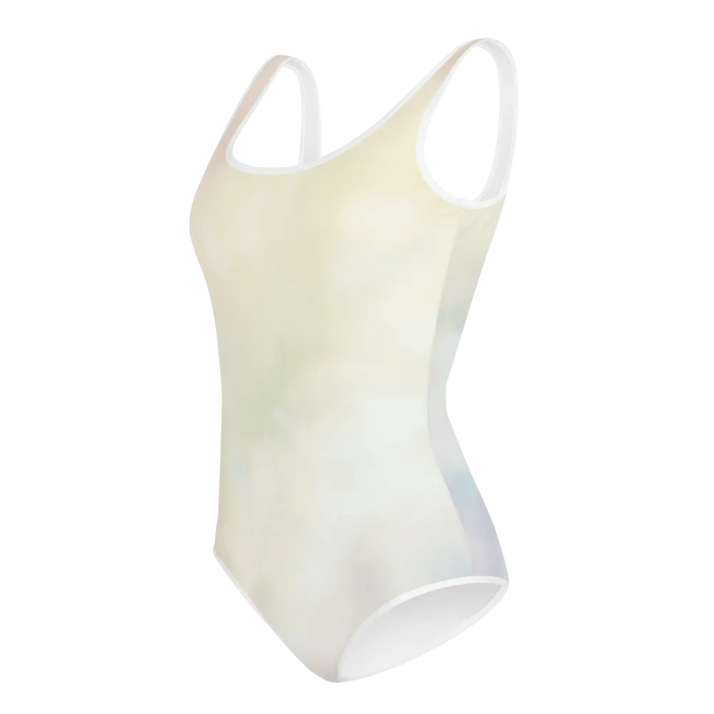 Blur cloud rainbow Design Youth One Piece Swimsuit - V1 product image (2)