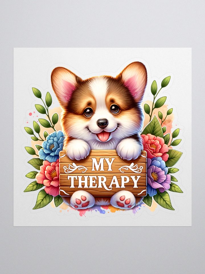 Corgi sticker: my therapy product image (1)