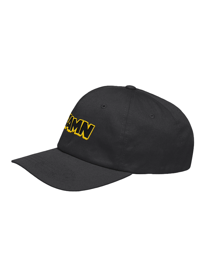 ZAMN Invisi-Logo Dad Hat: Black product image (1)