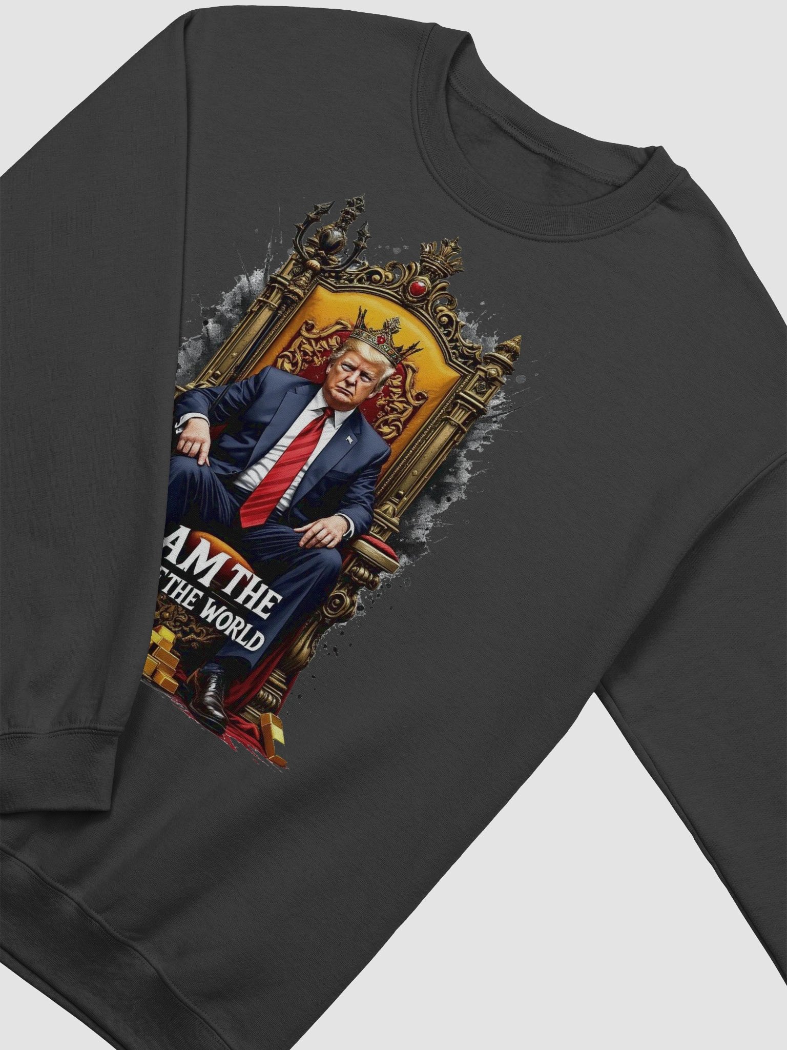 Trump King of the World Crewneck Sweatshirt product image (35)