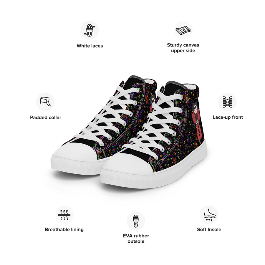 Black Arcade and White Chibi Visceral Sneakers product image (17)