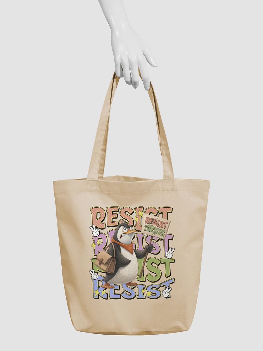 Resist Tariffs Penguin Eco Tote product image (6)