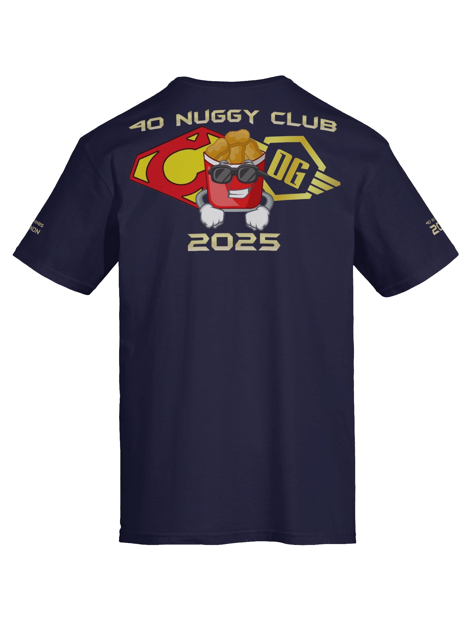 Futuristic 40 NUGGY CLUB 2025 Gold T-Shirt product image (3)