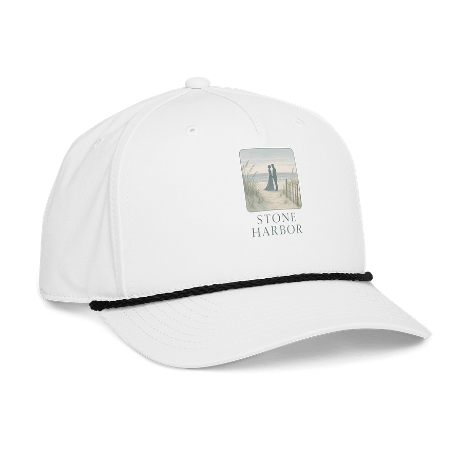 Stone Harbor NJ 5-Panel Classic Rope Wedding Cap product image (4)