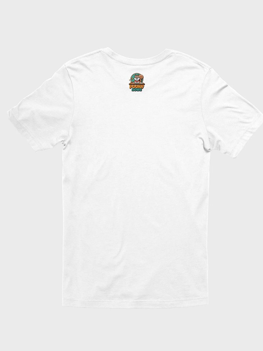 Super Soft and Flattering Tee: Pooky News, retro, desk, greens and neutrals product image (2)