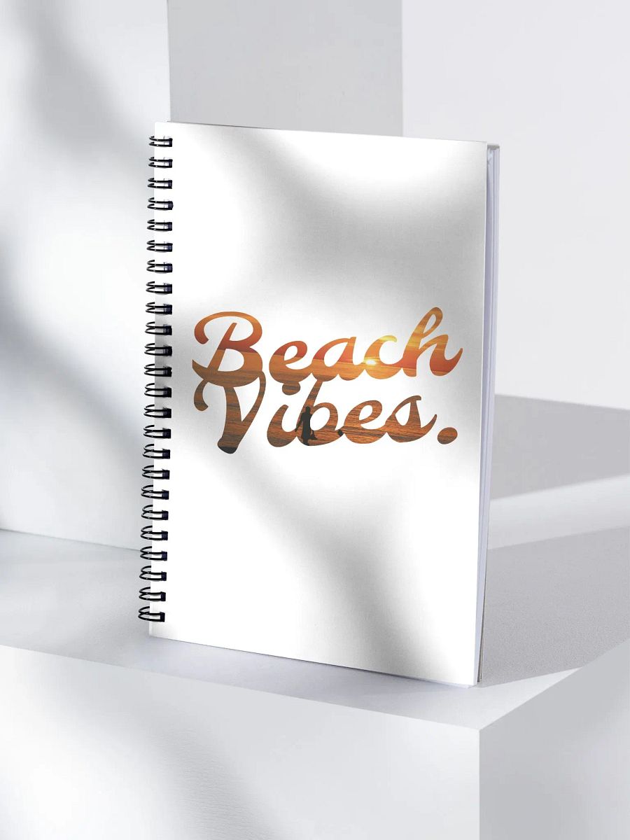 Beach Vibes Sunset Serenity Spiral Notebook product image (3)