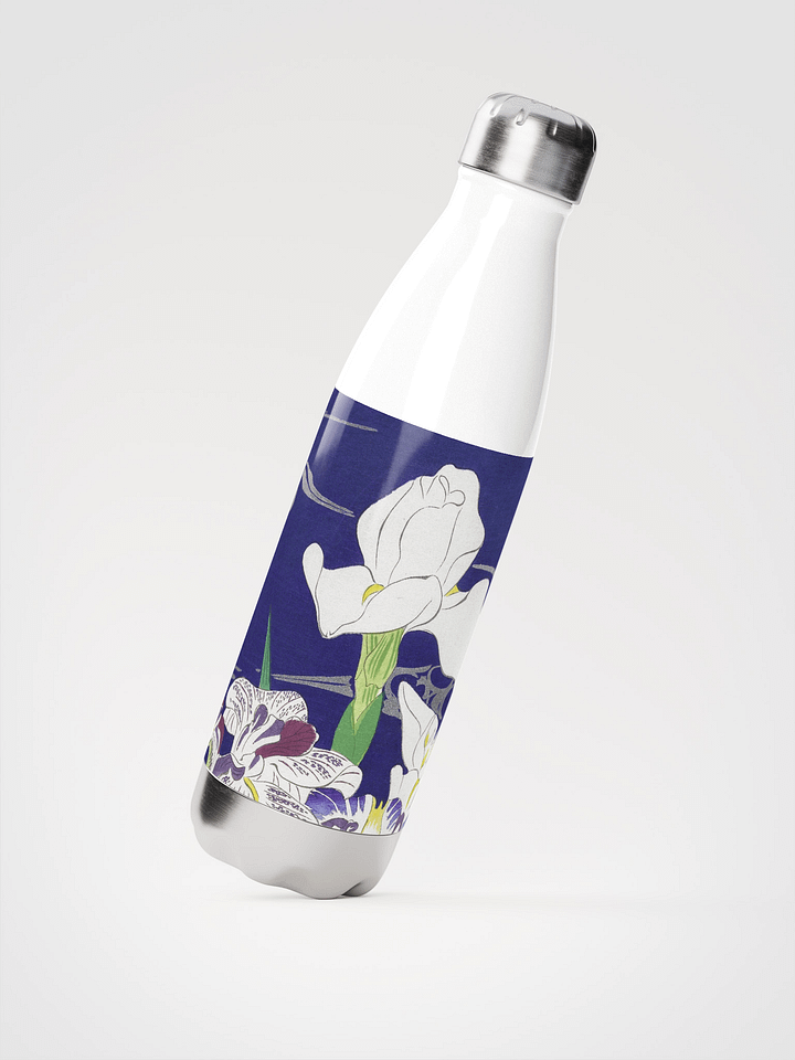 Japanese Iris. 17oz. Stainless Steel Water Bottle product image (2)