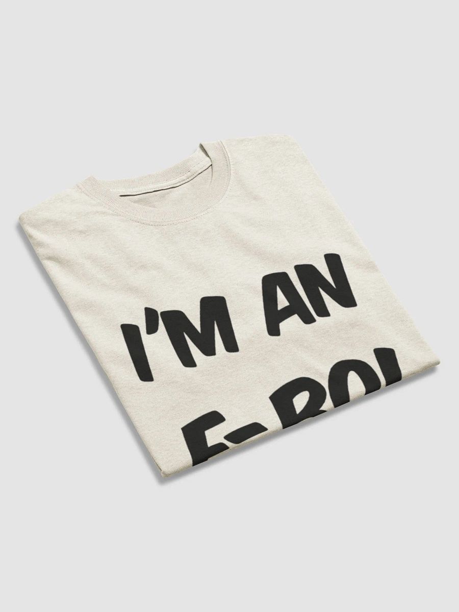 I'm An E-Boi Black Letter T-Shirt product image (3)