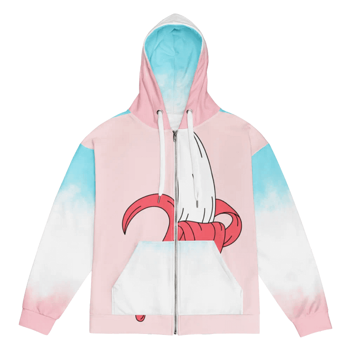 BONI FAAS Dripping Banana Dreams Unisex Zip Hoodie product image (1)