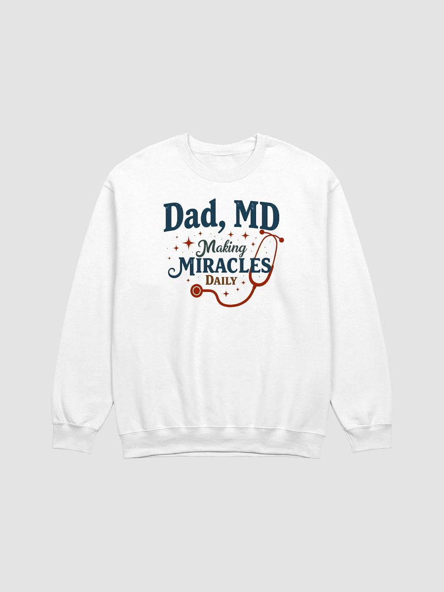 Miracle-Making Dad MD Crewneck Sweatshirt product image (3)