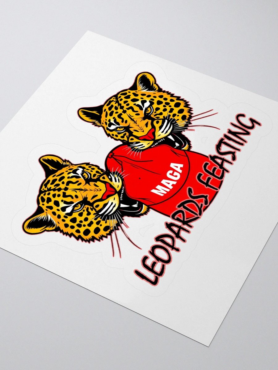 Leopards Feasting On MAGA Sticker product image (7)