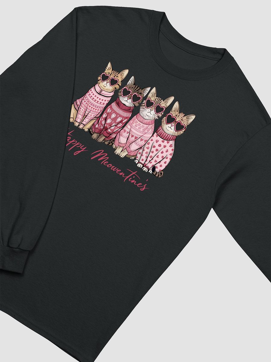 Purr-fectly Adorable: Happy Meowentine's Longsleeve product image (14)