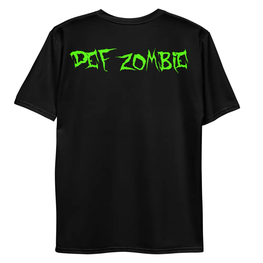 (Silky Feeling) Def-Zombie Skull Shirt - Large Print - Polyester product image (8)