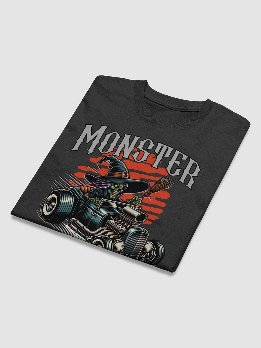 Monster Witchy Wheels Custom Hot Rod T-Shirt product image (3)