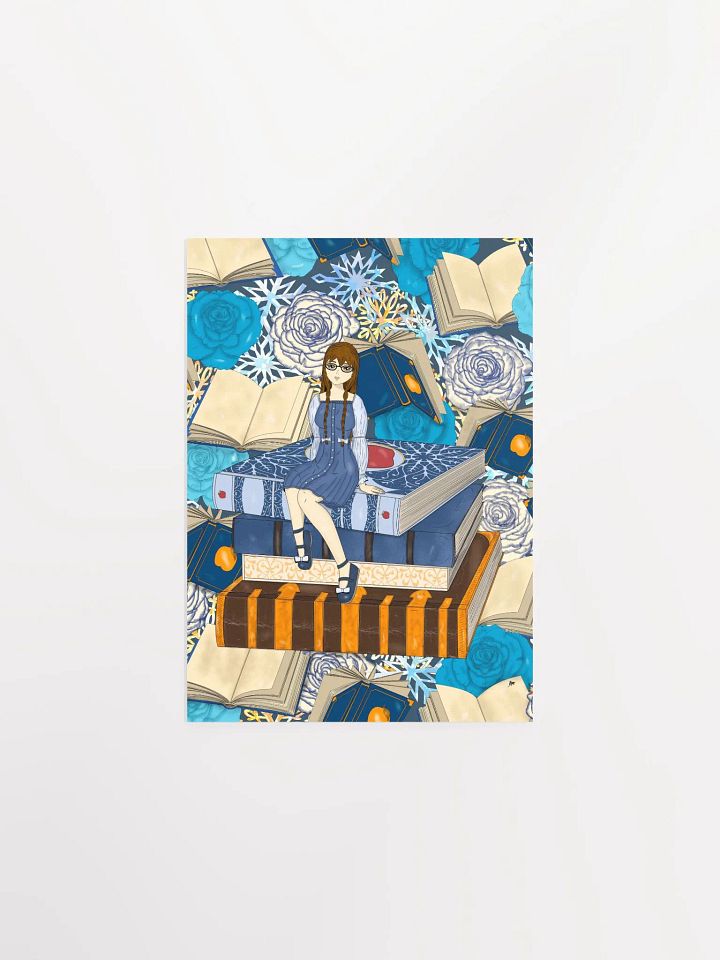 Whimsical Bookworm Poster product image (3)