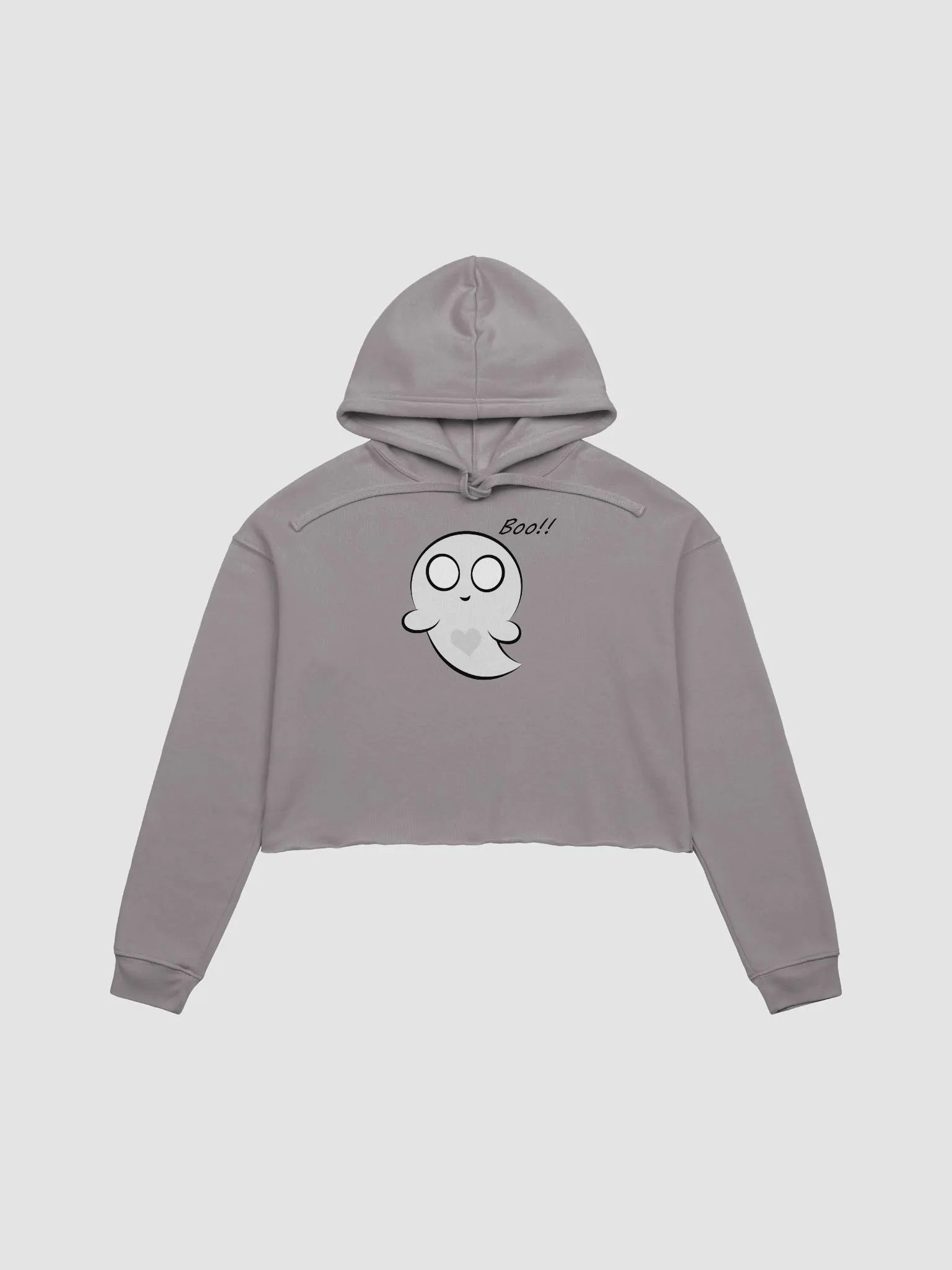 Buu Heart Fleece Crop Hoodie product image (1)