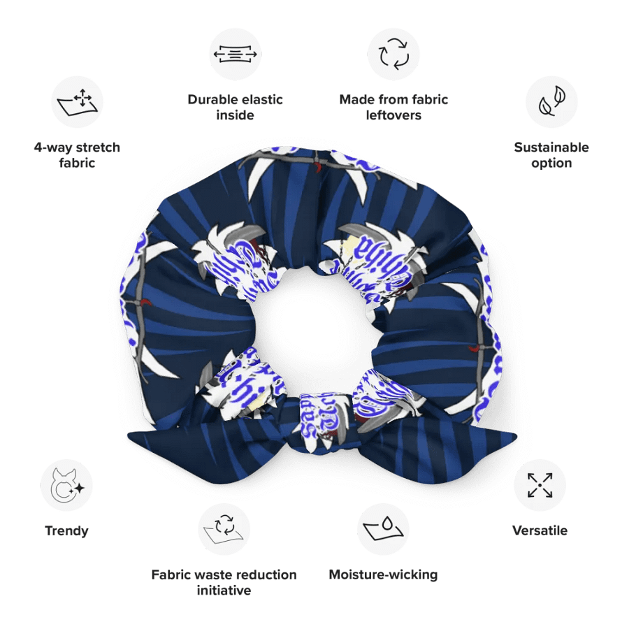 Sapphire Uchiha Logo Scrunchie product image (9)