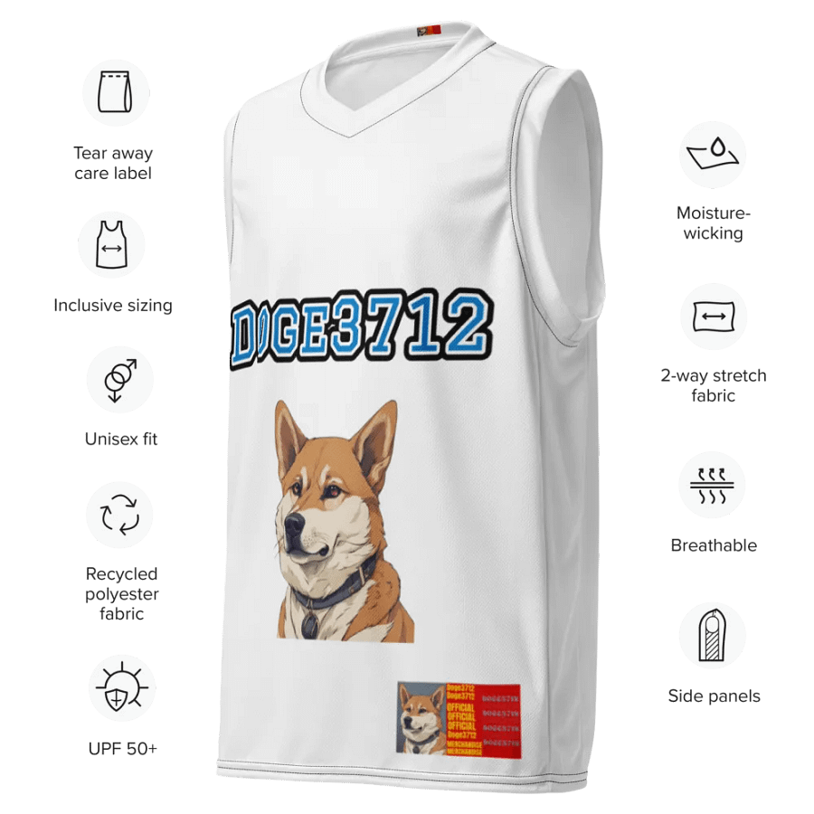 Doge3712 Basketball-trikot product image (7)