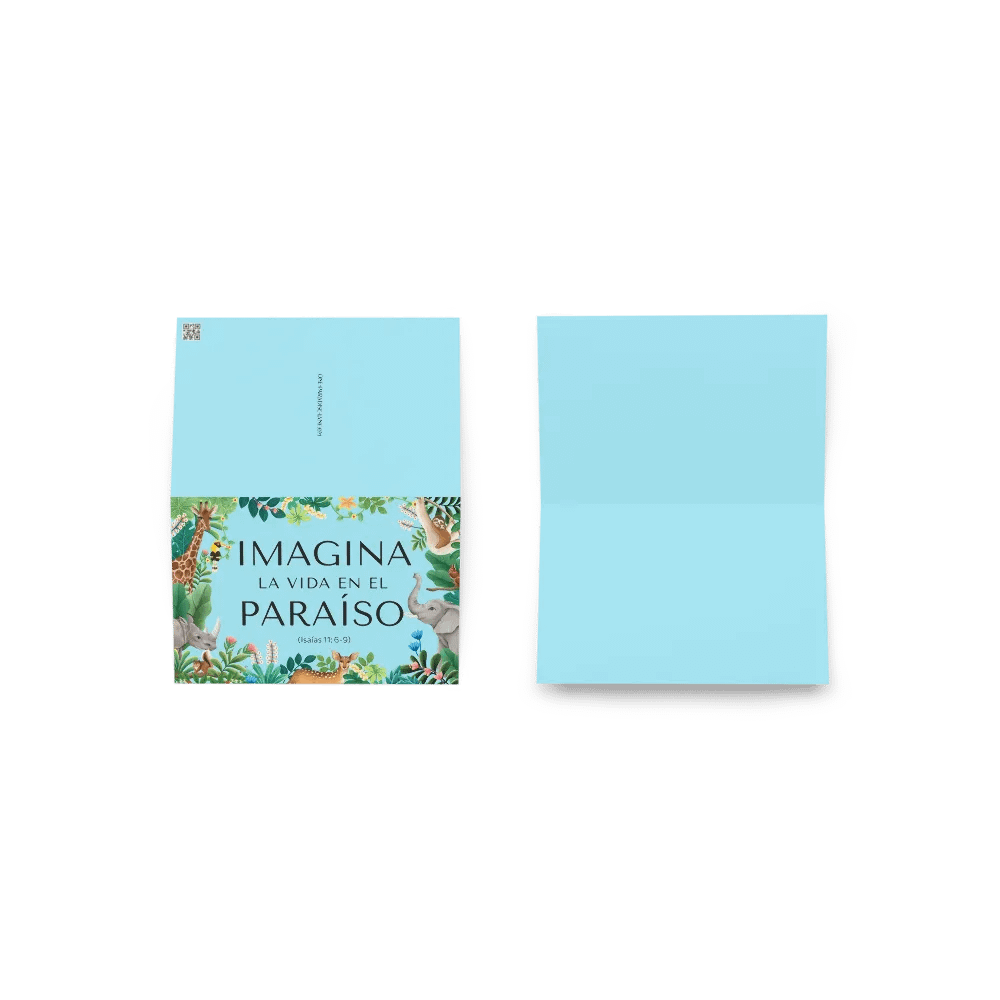 'Imagina la Vida en el Paraíso' Greeting Card product image (9)