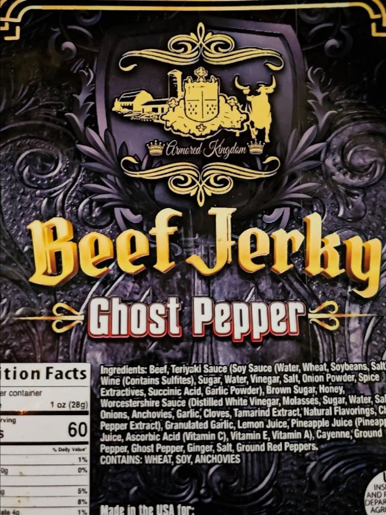 The Armored Kingdom Ghost Pepper Jerky product image (3)