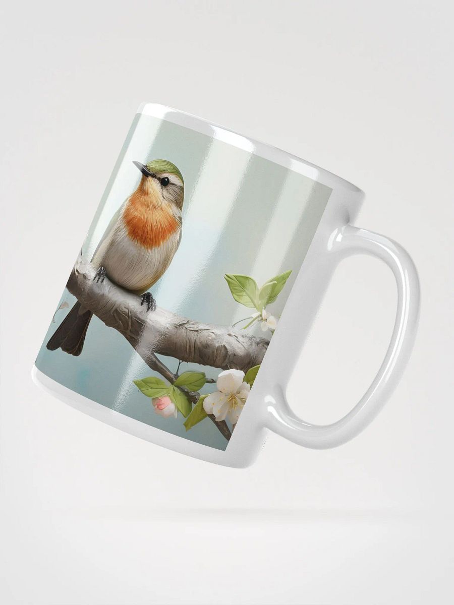 Blossom Bird White Glossy Mug product image (6)