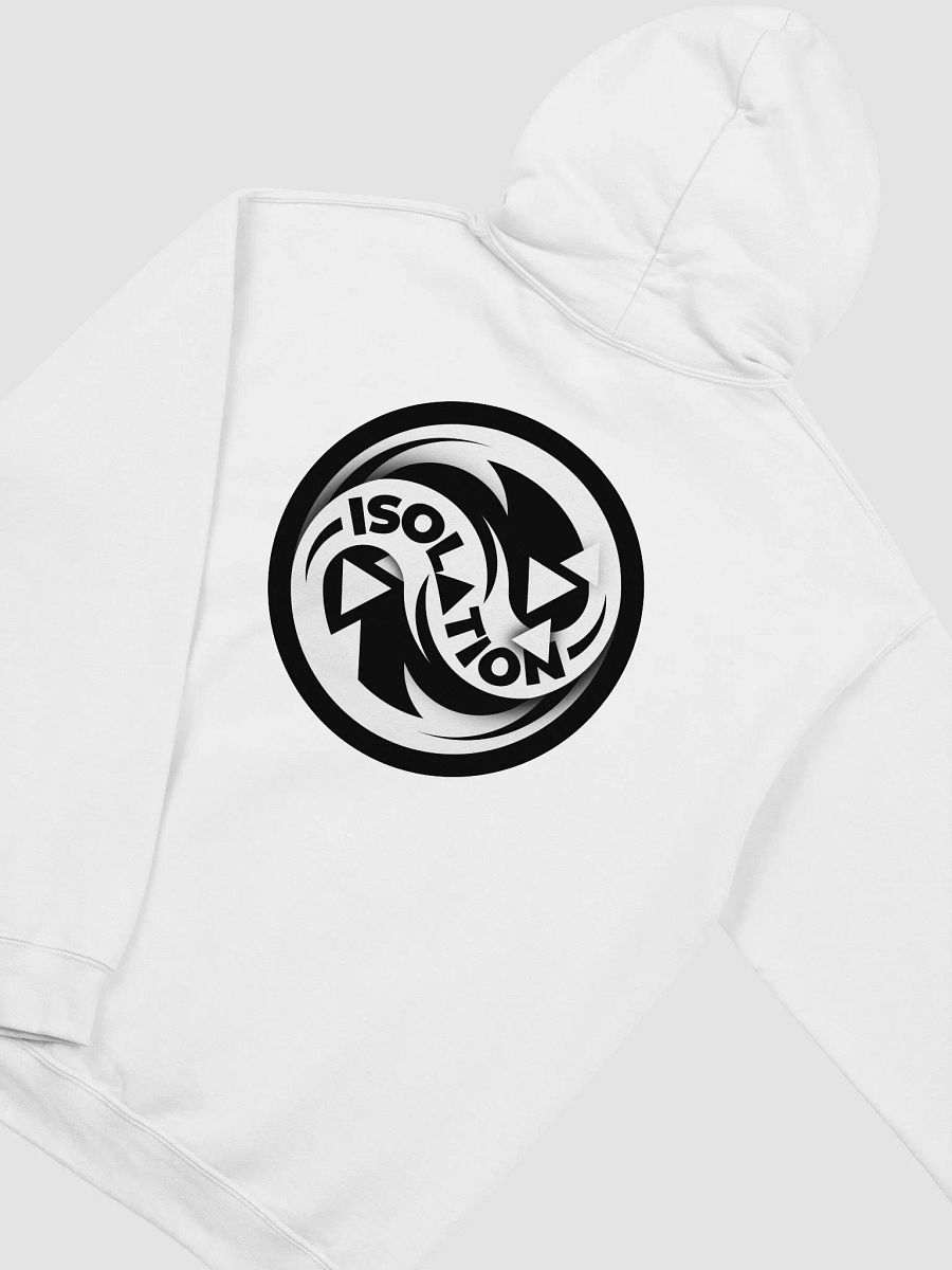 ISOL▲TION — 2024 — TEXT & LOGO — CLASSIC HOODIE — B&W product image (5)