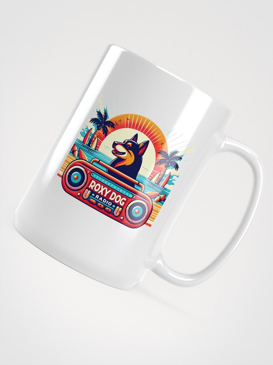 Roxy Dog Radio Boombox Beach Coffee Mug product image (4)