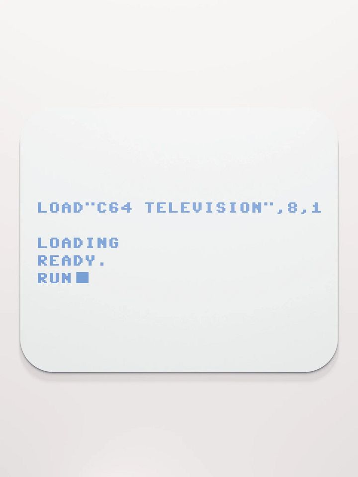 Classic Mouse Pad (Load C64 Telelvision ,8,1) product image (2)