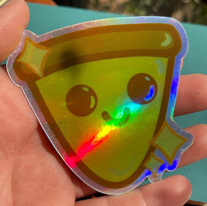 Holographic 1 Year Subscriber Badge Sticker product image (2)