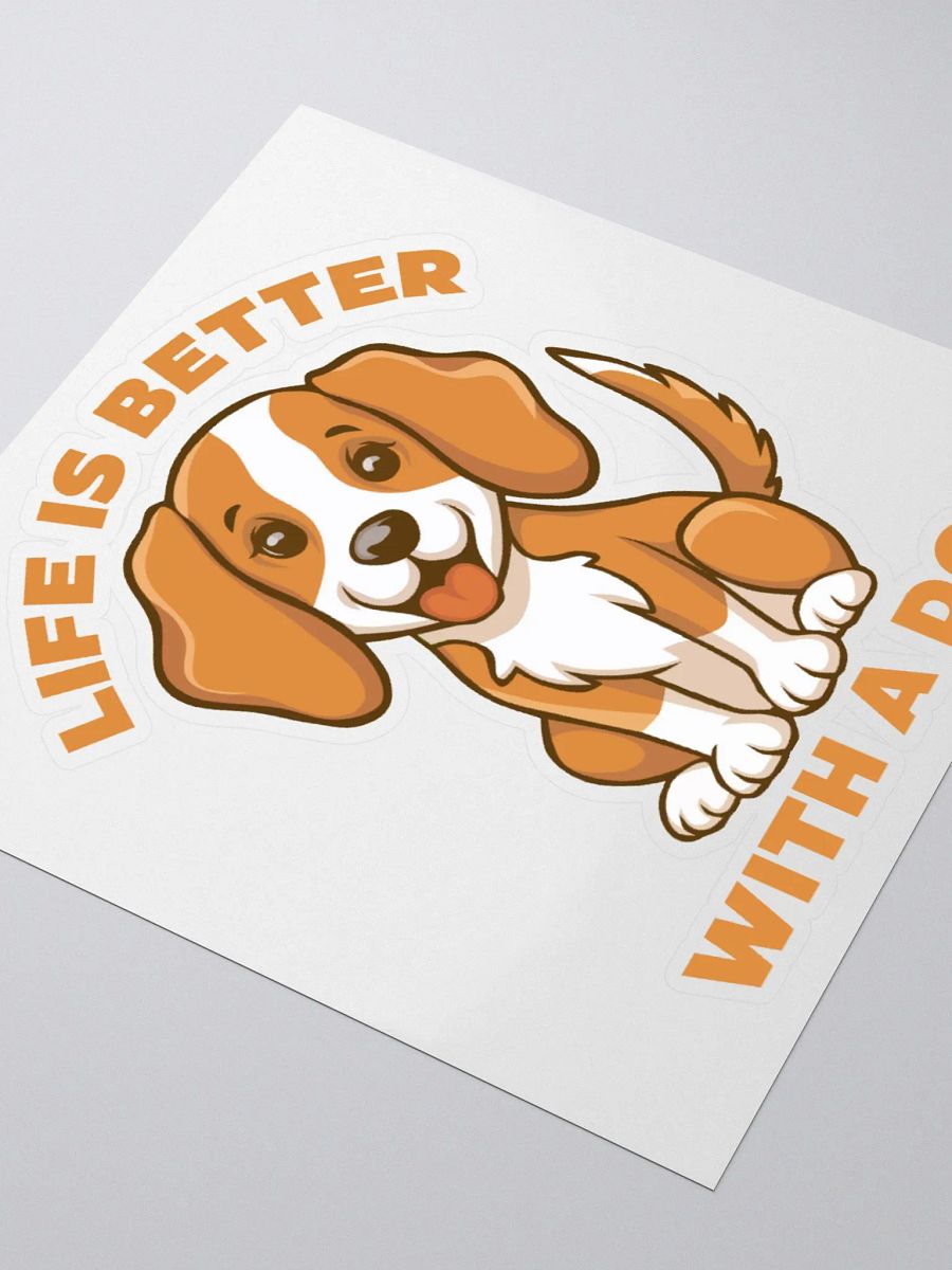 Adorable Puppy stickers with Funny Dog Quote – Ideal for Dog Enthusiasts product image (3)