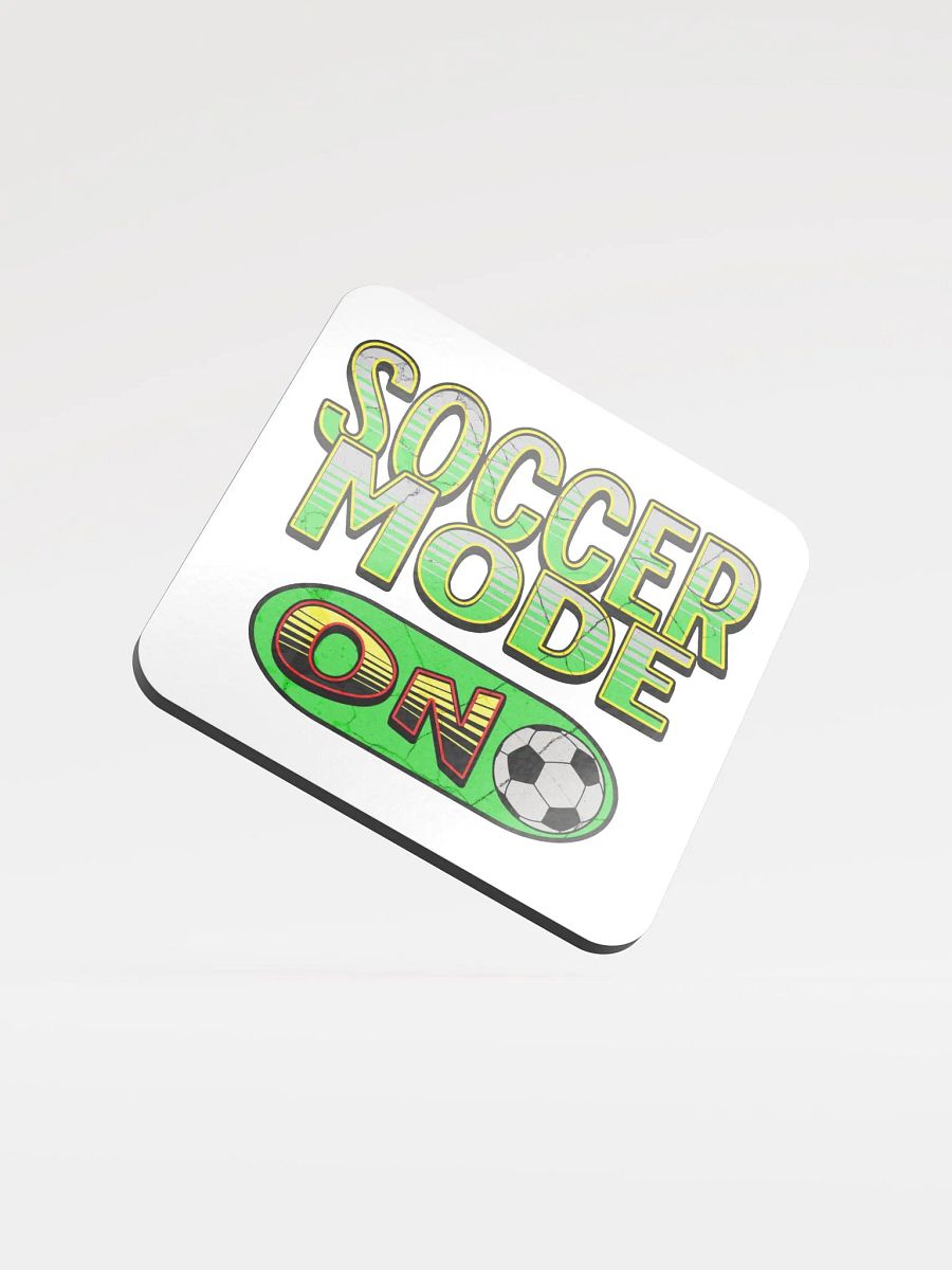 Soccer Mode On Vibrant Coaster product image (2)