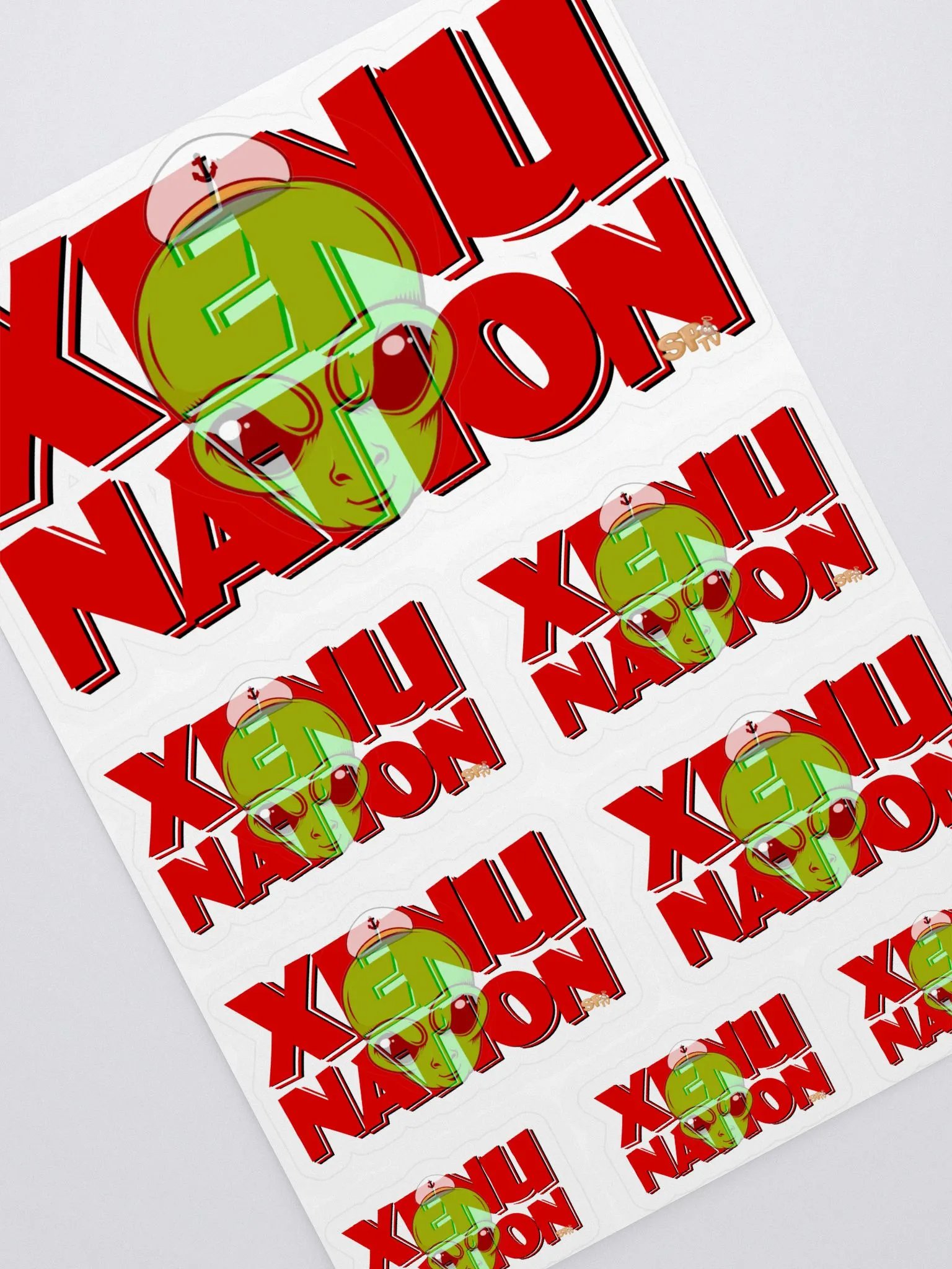Xenu Nation Kiss Cut Sticker Sheet product image (2)
