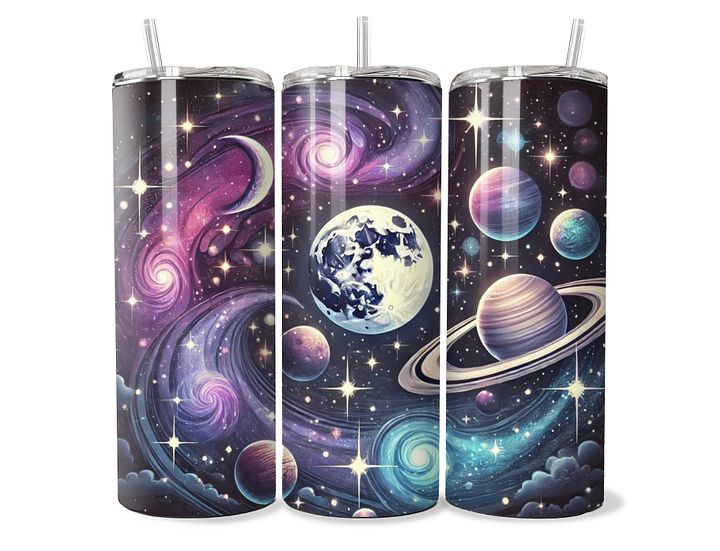 Cosmic Journey Galaxy Tumbler - 20oz Stainless Steel product image (1)