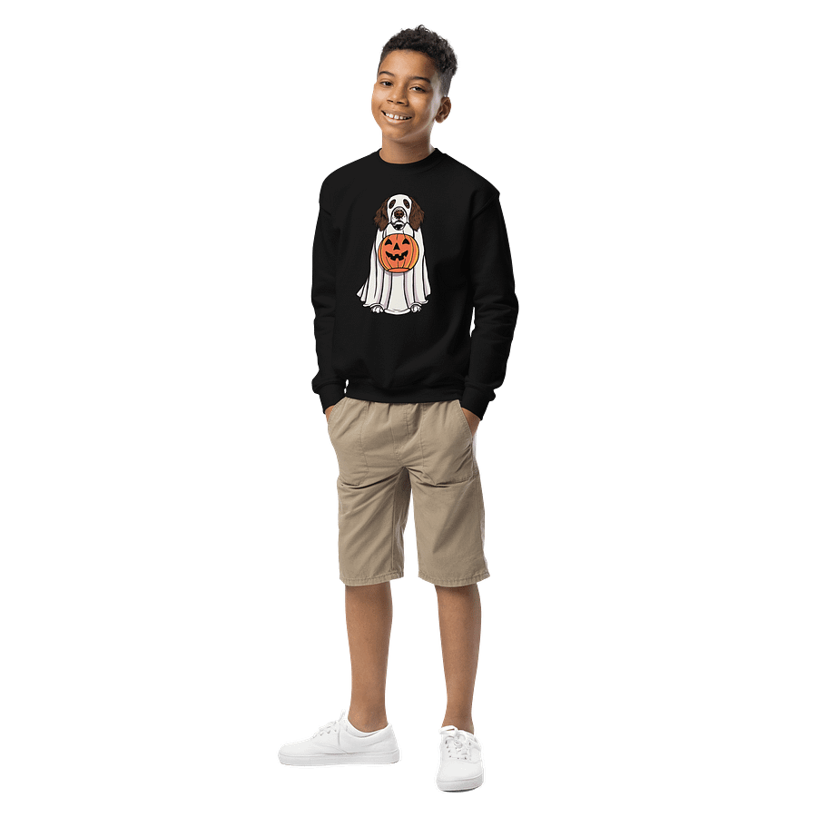 Halloween Springer Spaniel(Liver) Youth Sweatshirt product image (1)