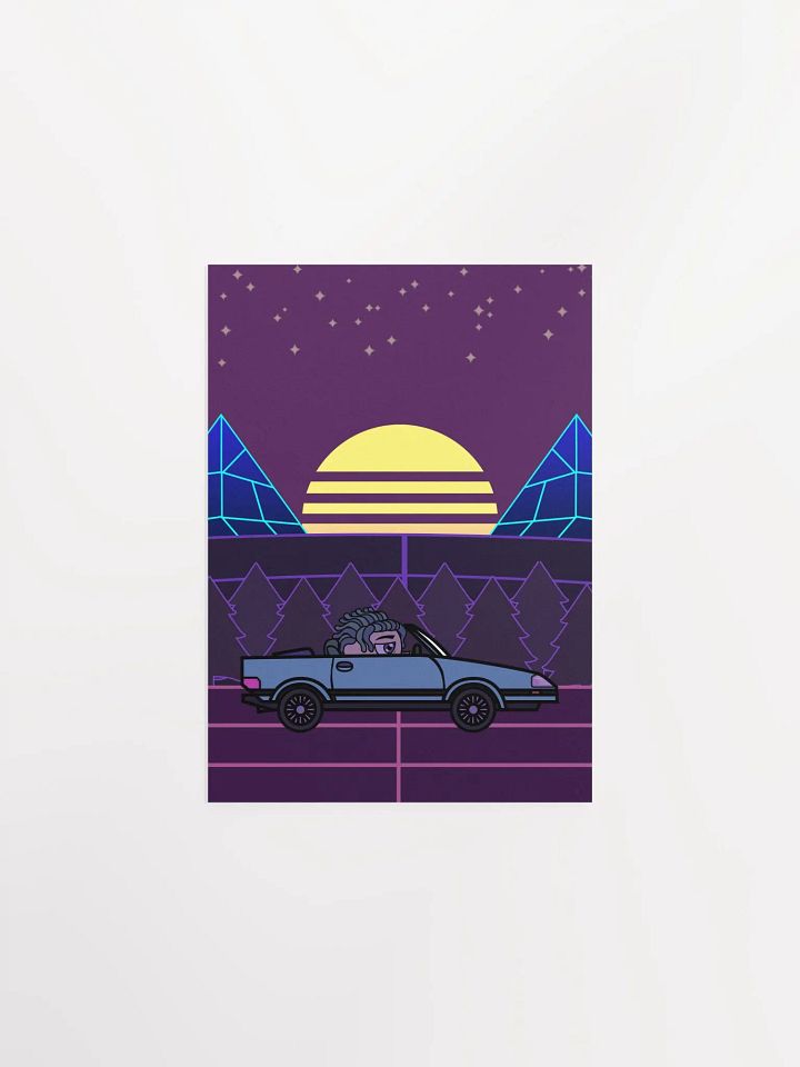 Synth Ride Poster product image (6)