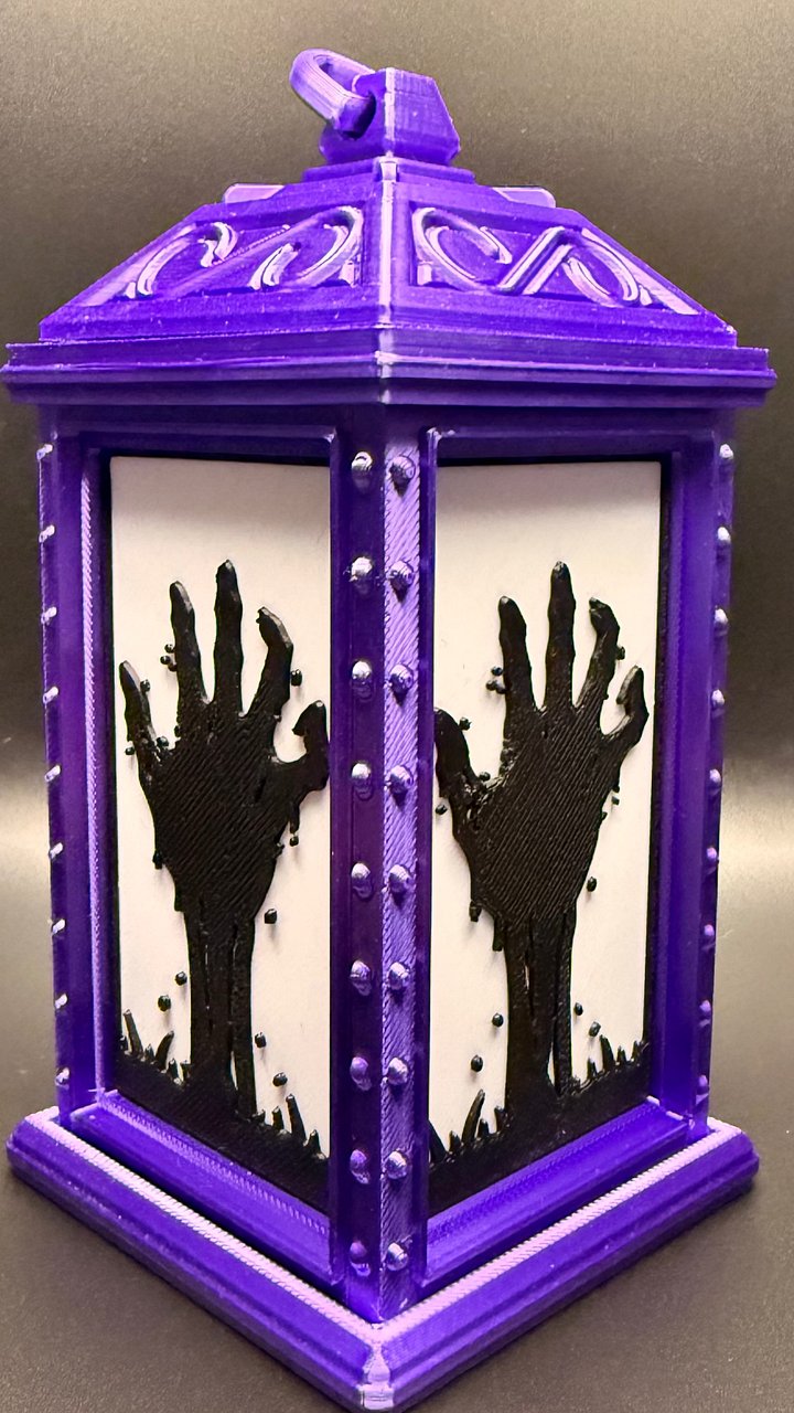 Small Halloween Lanterns With Zombie Hand product image (2)