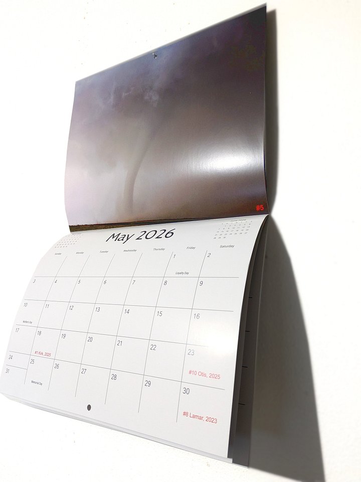 2026 Colorado Tornado Calendar product image (2)