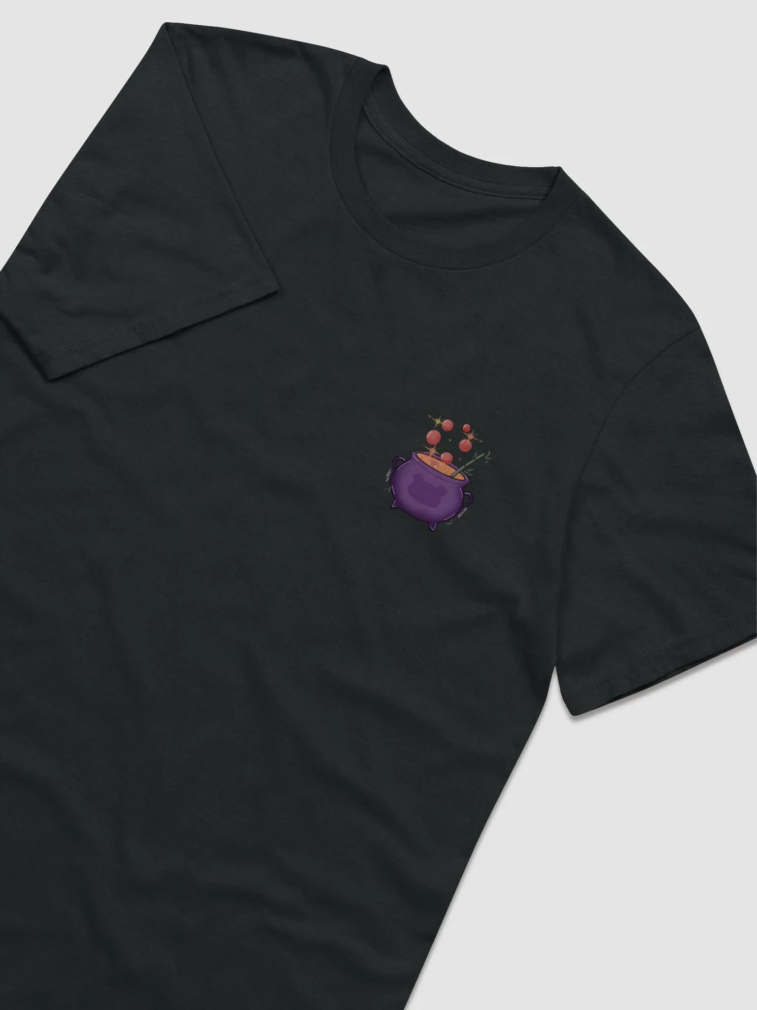Pumpkin Witch Panda Short Sleeve - Front Design product image (5)