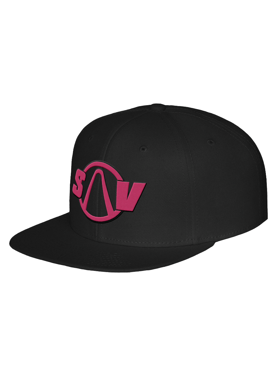 SAV logo flat bill pink product image (2)