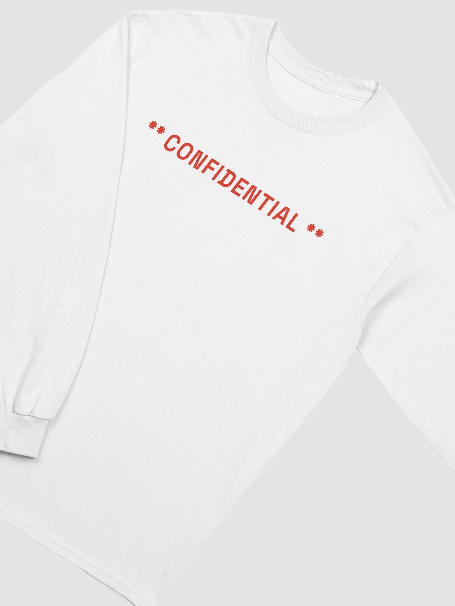 **Confidential** Long Sleeve T-Shirt product image (7)