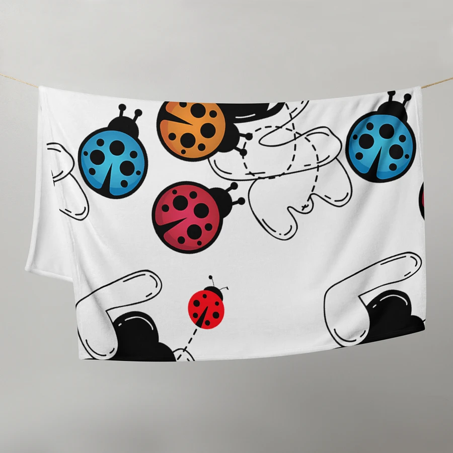 Whimsical Ladybug Scatter Throw Blanket product image (9)