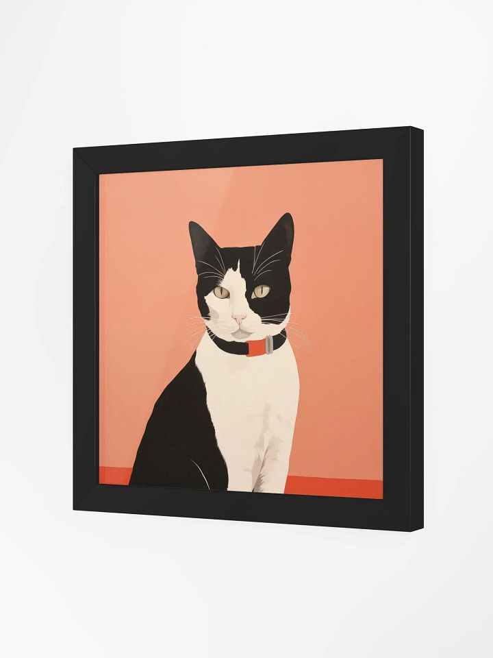 Simplistic Whiskers - Framed Matte Cat Poster product image (19)